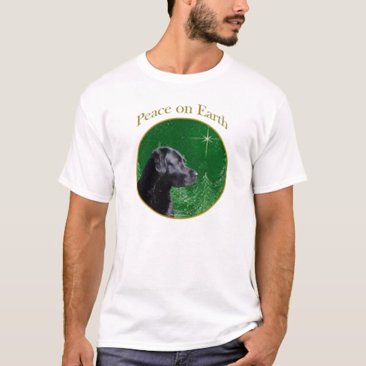 Labrador Retriever (blk) Peace T-shirt (Voorkant)