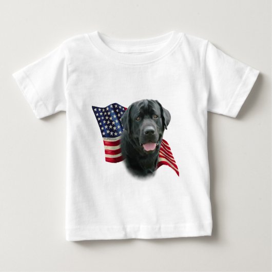Labrador Retriever (BLK) Vlag (Voorkant)