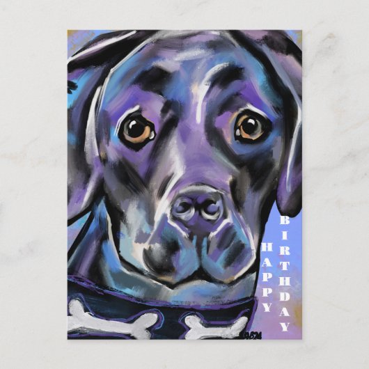 LABRADOR RETRIEVER BRIEFKAART (Voorkant)