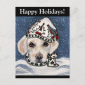 Labrador retriever briefkaart (Voorkant)