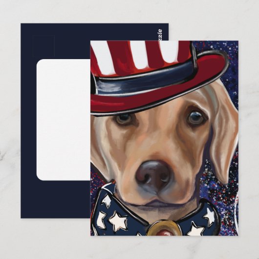 LABRADOR RETRIEVER BRIEFKAART (Voorkant / Achterkant)