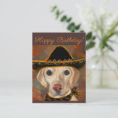 Labrador Retriever Briefkaart (Staand voorkant)