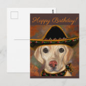 Labrador Retriever Briefkaart (Voorkant / Achterkant)