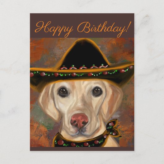 Labrador Retriever Briefkaart (Voorkant)