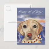 Labrador Retriever    Briefkaart (Voorkant / Achterkant)