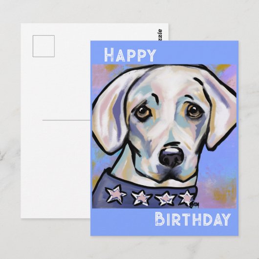 Labrador Retriever Briefkaart (Voorkant / Achterkant)