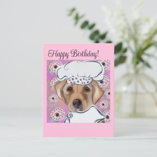 LABRADOR RETRIEVER BRIEFKAART (Staand voorkant)