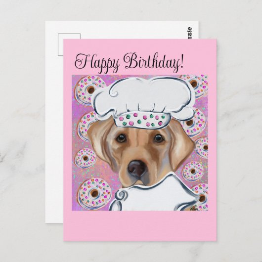 LABRADOR RETRIEVER BRIEFKAART (Voorkant / Achterkant)