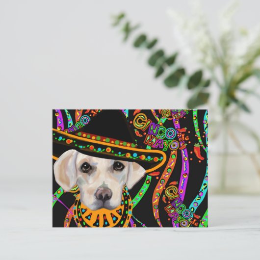 Labrador Retriever Briefkaart (Staand voorkant)