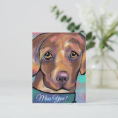 LABRADOR RETRIEVER BRIEFKAART (Staand voorkant)
