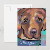 LABRADOR RETRIEVER BRIEFKAART (Voorkant / Achterkant)