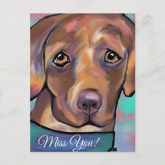 LABRADOR RETRIEVER BRIEFKAART (Voorkant)