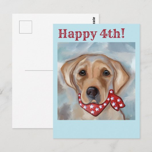 LABRADOR RETRIEVER BRIEFKAART (Voorkant / Achterkant)