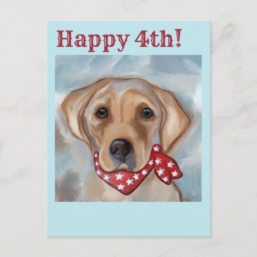 LABRADOR RETRIEVER BRIEFKAART (Voorkant)