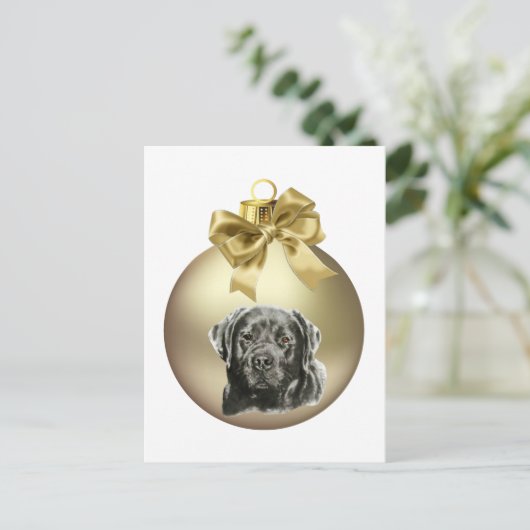 Labrador Retriever Briefkaart (Staand voorkant)