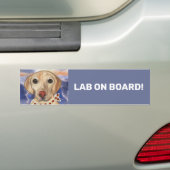 Labrador Retriever Bumpersticker (Op auto)