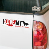Labrador Retriever Bumpersticker (Op Truck)