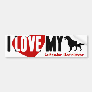Labrador Retriever Bumpersticker