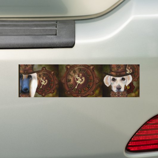 Labrador Retriever Bumpersticker (Op auto)
