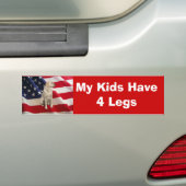 Labrador Retriever Bumpersticker Mijn Kinderen (Op auto)