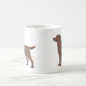 Labrador Retriever Butterfly Silhouette Dog Lover Koffiemok (Center)