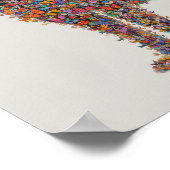 Labrador Retriever Butterfly Silhouette Dog Lover Poster (Hoek)