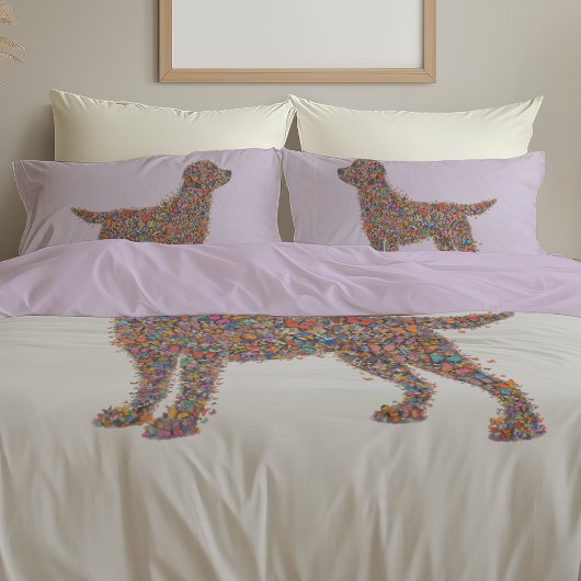 Labrador Retriever Butterfly Silhouette Reversible Kussensloop