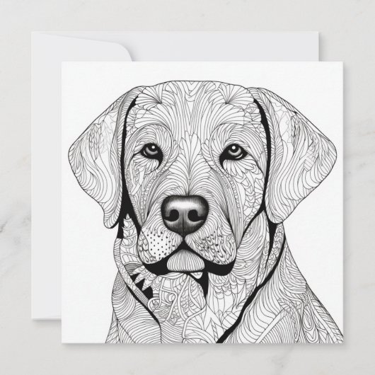 Labrador Retriever cadeaukaart Kaart (Voorkant)