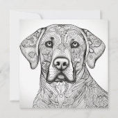 Labrador Retriever cadeaukaart Kaart (Voorkant)