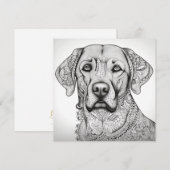 Labrador Retriever cadeaukaart Kaart (Voorkant / Achterkant)