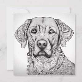 Labrador Retriever cadeaukaart Kaart