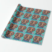 LABRADOR RETRIEVER CADEAUPAPIER (Uitgerold)