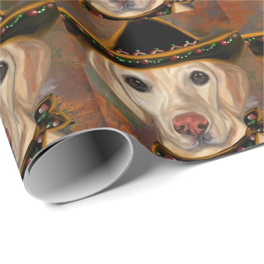 Labrador Retriever Cadeaupapier (Rol Hoek)