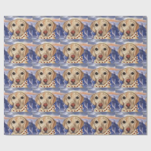 Labrador Retriever Cadeaupapier (Vlak)