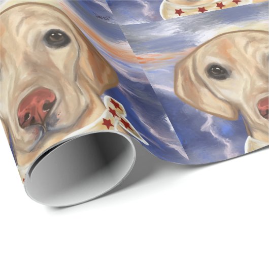 Labrador Retriever Cadeaupapier (Rol Hoek)