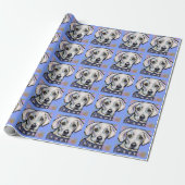 Labrador Retriever Cadeaupapier (Uitgerold)