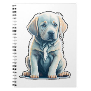 Labrador Retriever Calm Puppy Notitieboek