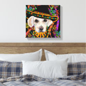 Labrador Retriever Canvas Afdruk (Insitu (Slaapkamer))