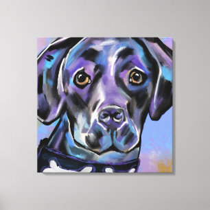 LABRADOR RETRIEVER CANVAS AFDRUK