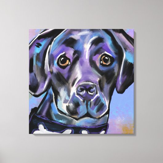LABRADOR RETRIEVER CANVAS AFDRUK (Voorkant)