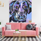 LABRADOR RETRIEVER CANVAS AFDRUK (Insitu (Woonkamer))