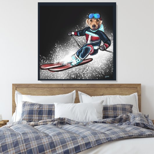 LABRADOR RETRIEVER  CANVAS AFDRUK (Insitu (Slaapkamer))