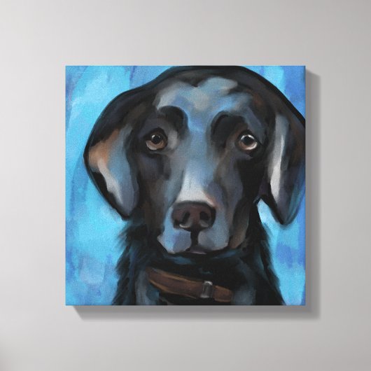 Labrador Retriever Canvas Afdruk (Voorkant)