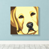 Labrador Retriever Canvas Kunst (Insitu (Houten vloer))