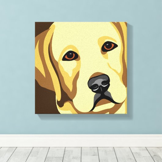 Labrador Retriever Canvas Kunst (Insitu (Houten vloer))