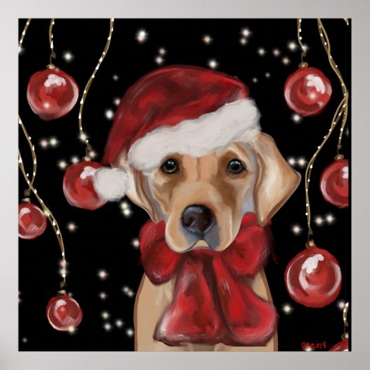 Labrador Retriever Canvas Print (Voorkant)