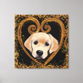 Labrador Retriever Canvas Print (Voorkant)