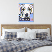 Labrador Retriever Canvas Print (Insitu (Slaapkamer))