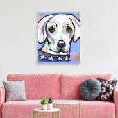 Labrador Retriever Canvas Print (Insitu (Woonkamer))