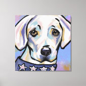 Labrador Retriever Canvas Print (Voorkant)